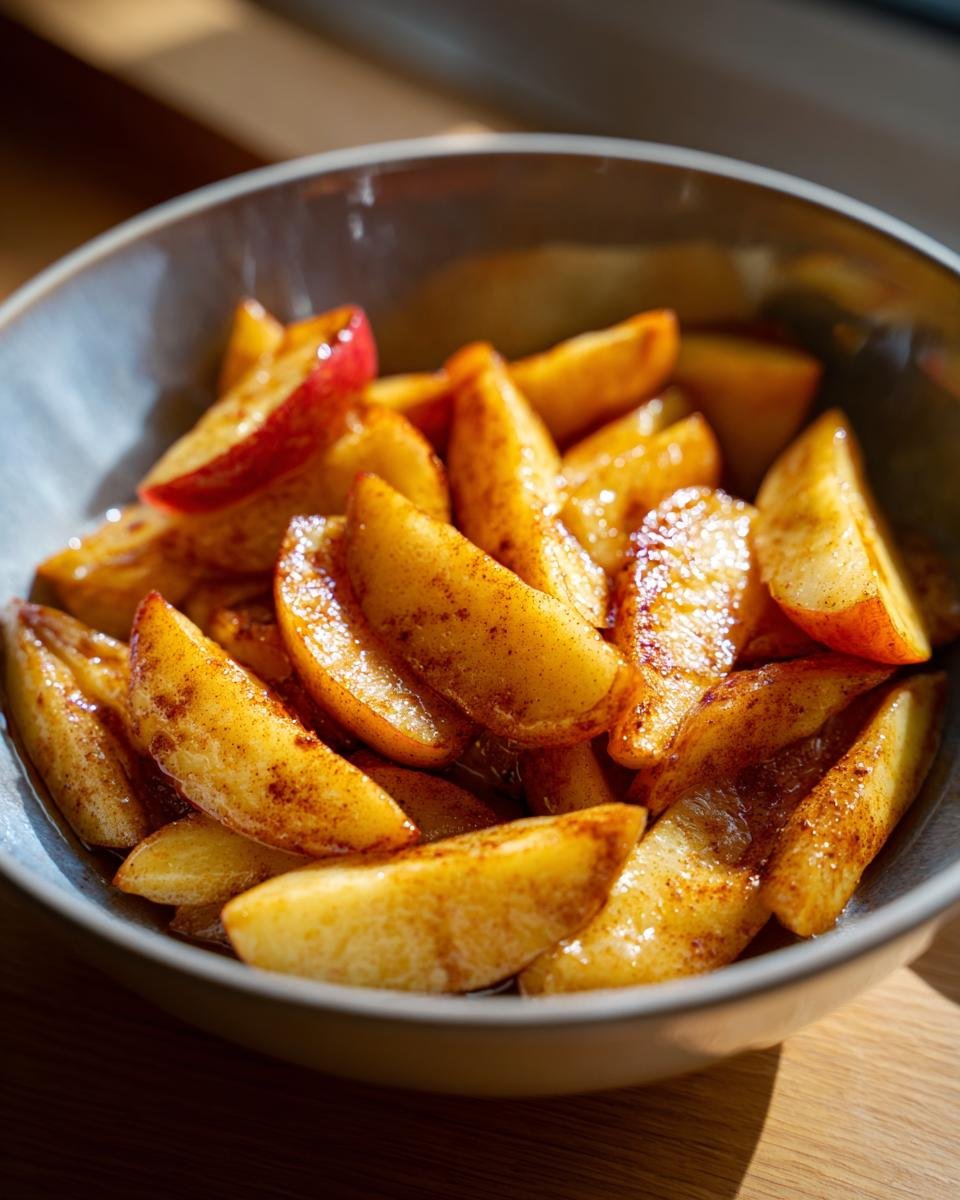 air fryer apples and cinnamon
