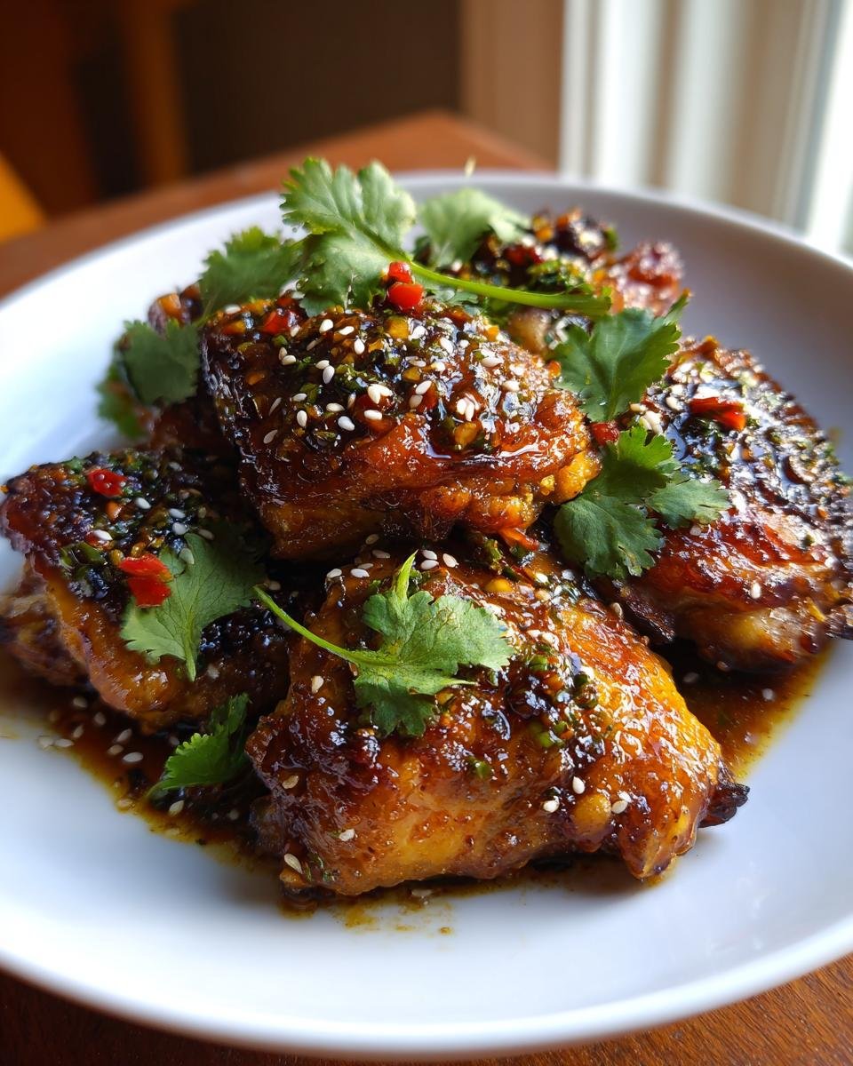 air fryer asian chicken - detail 1