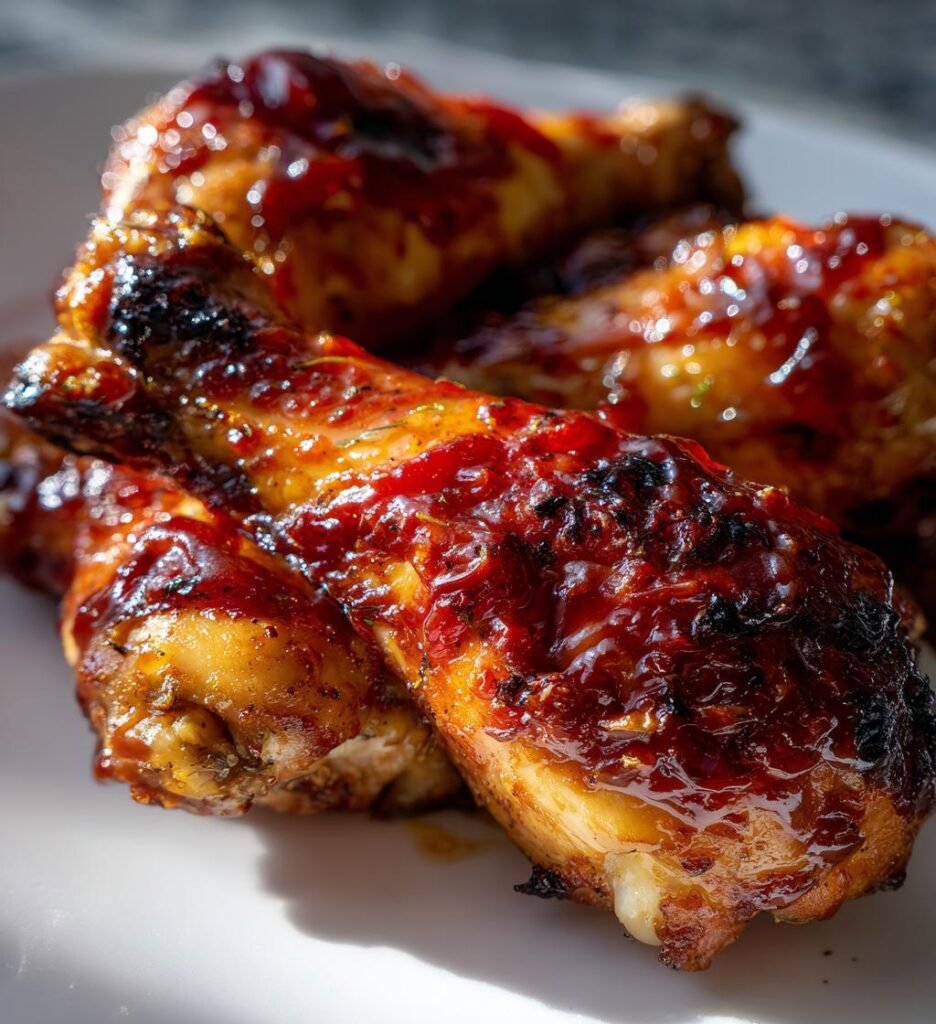 Air-Fryer BBQ Chicken Drumsticks