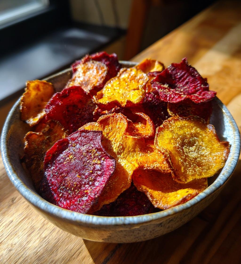 Air-Fryer Beet Chips