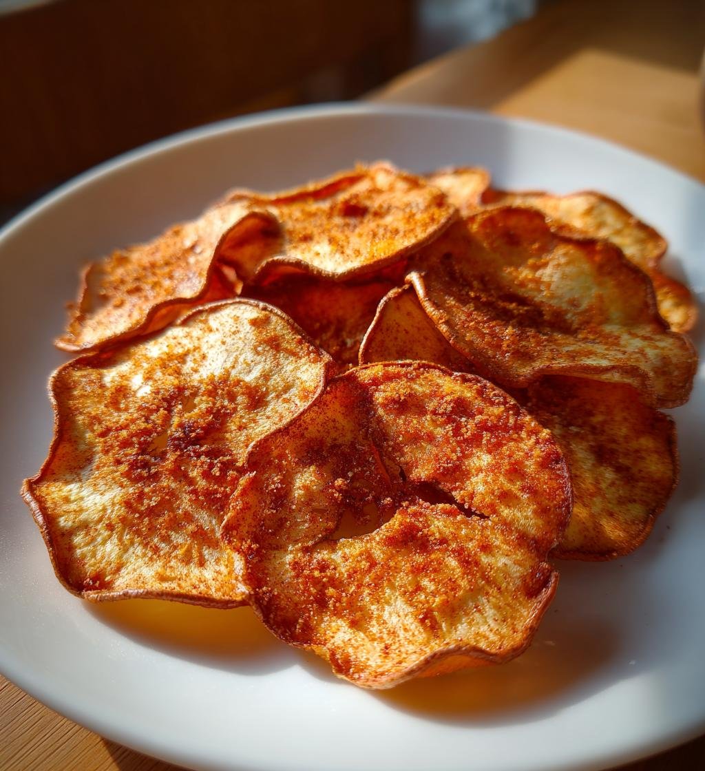 Air-Fryer Cinnamon Apple Chips