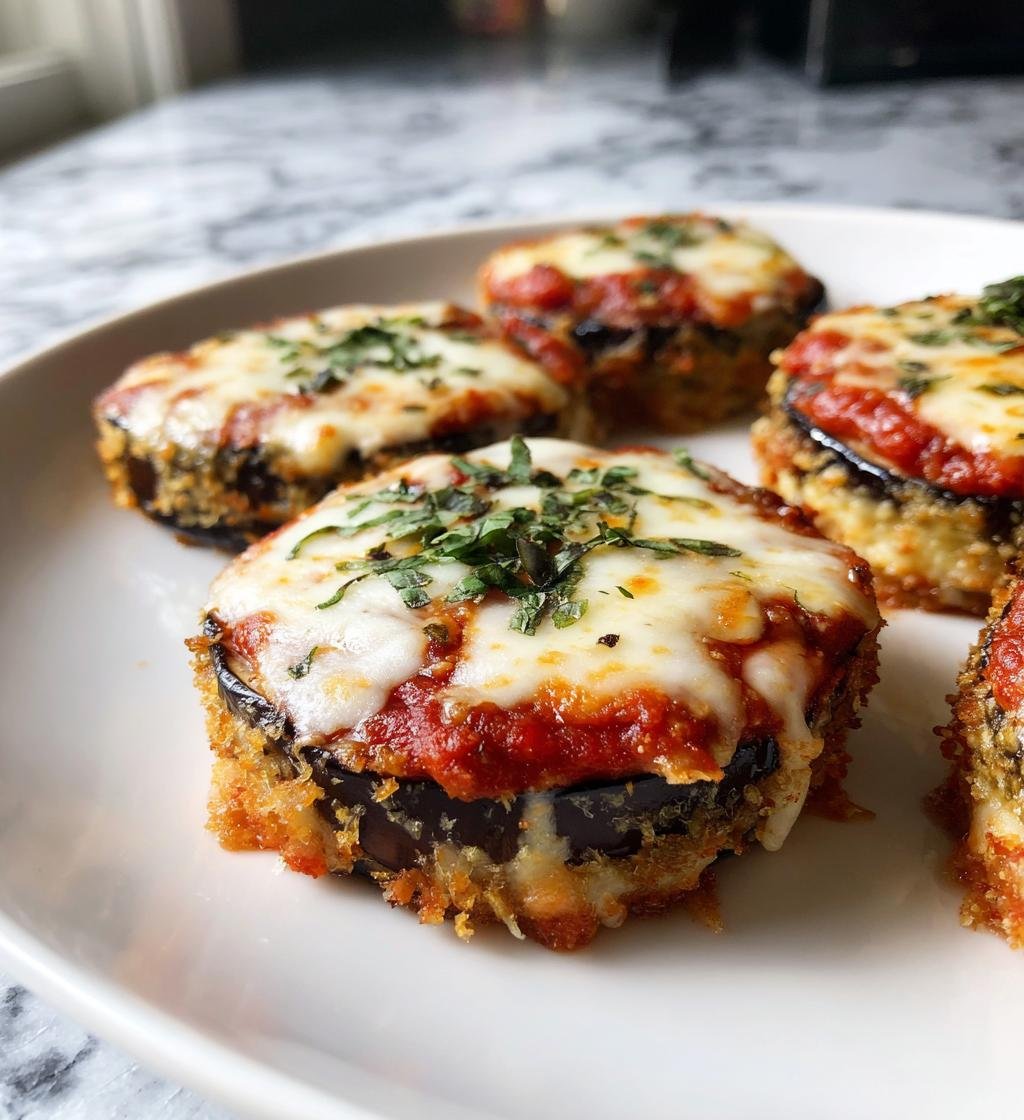 Air-Fryer Eggplant Parmesan Slices - detail 1