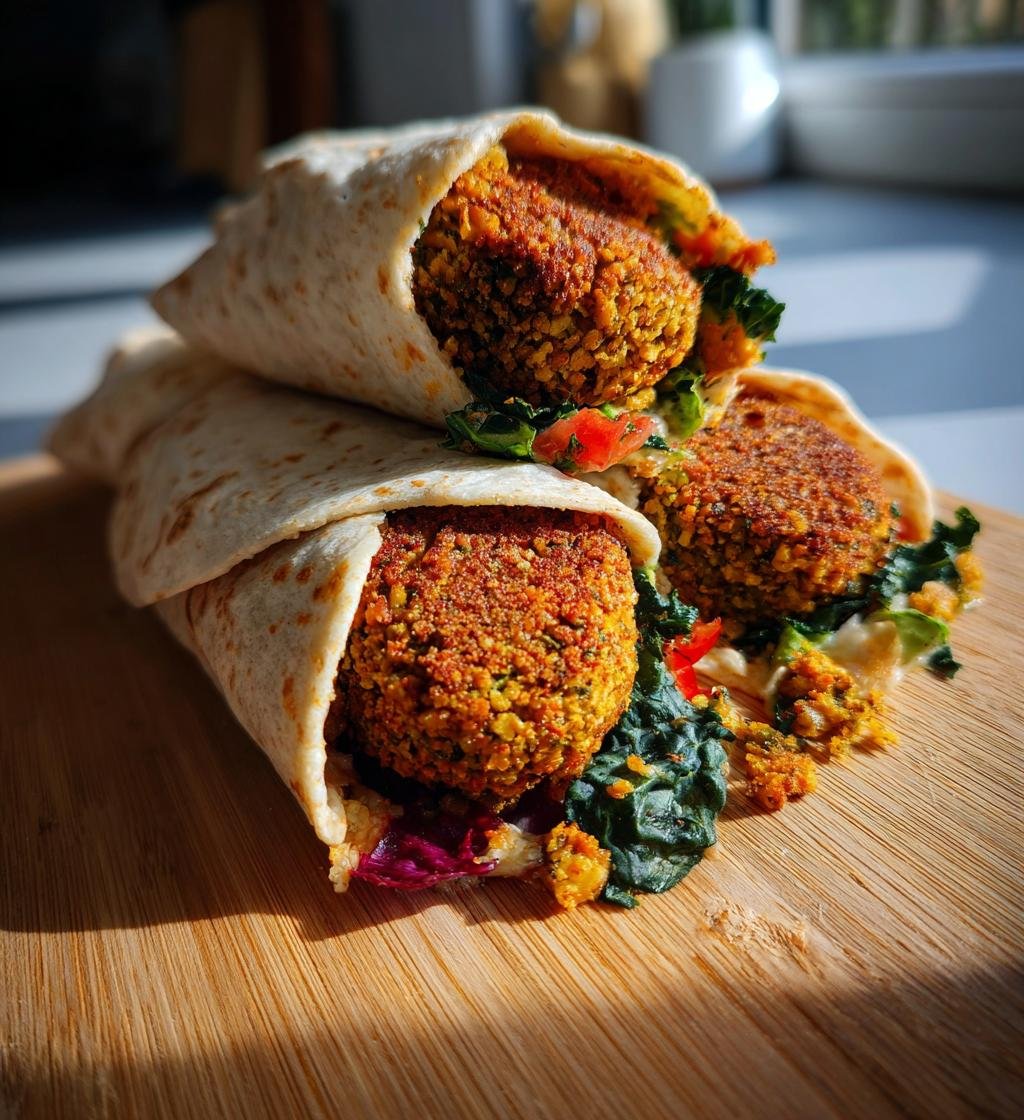 Air-Fryer Falafel Wrap Filling - detail 1