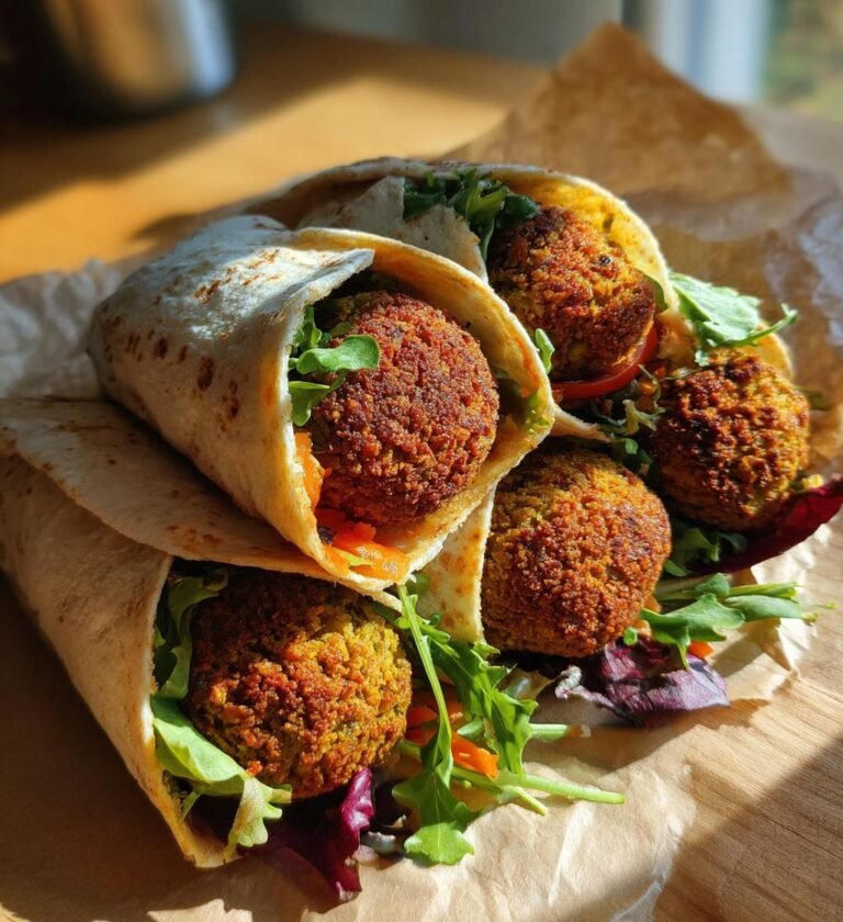 Air-Fryer Falafel Wrap Filling
