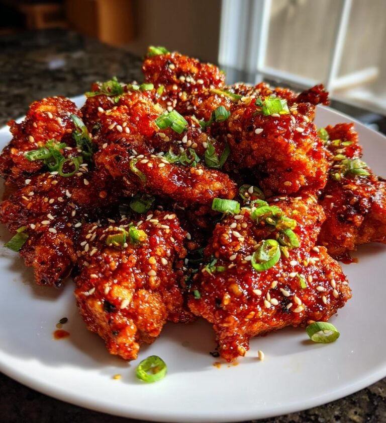 Air fryer Korean gochujang chicken