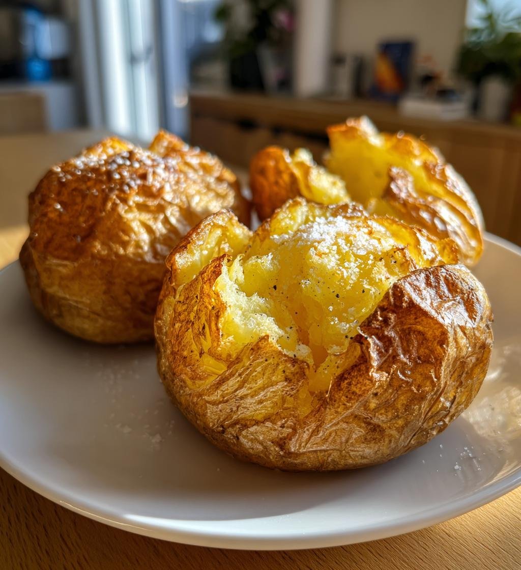 Air fryer baked potatoes - detail 1