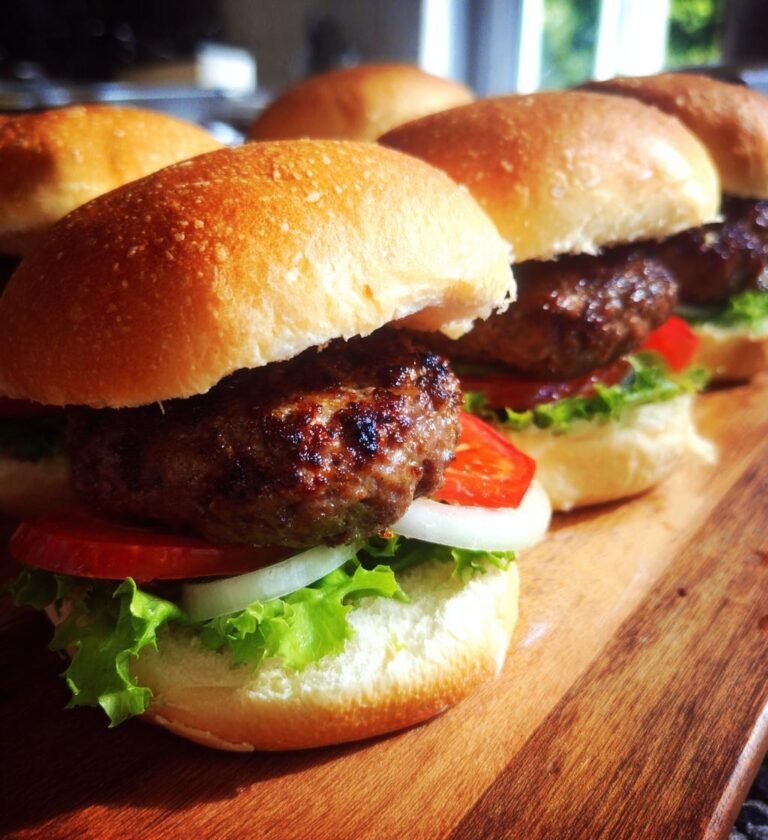 Air fryer burgers 🍔