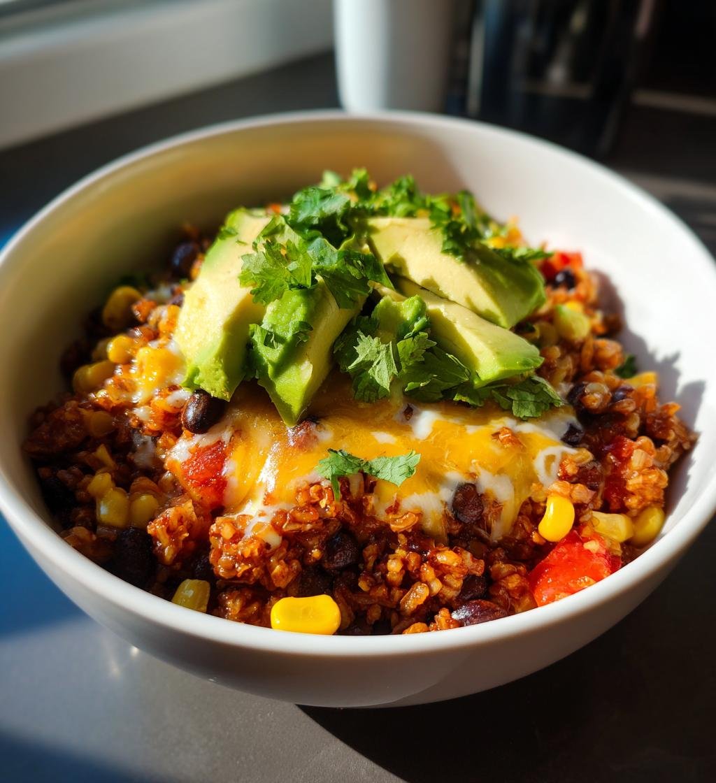 Air fryer burrito bowl