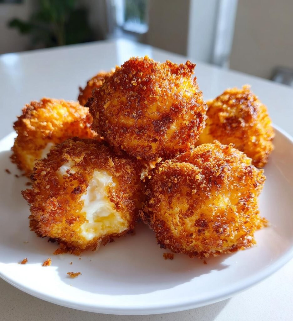 Air fryer cheesecake bites