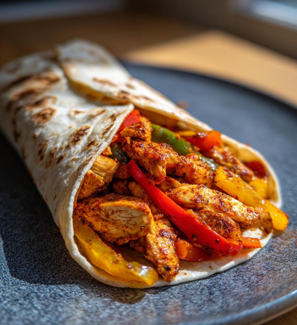 Air fryer chicken fajitas