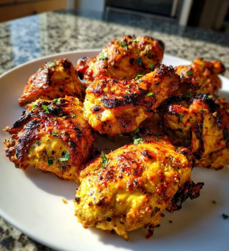 Air fryer chicken shawarma