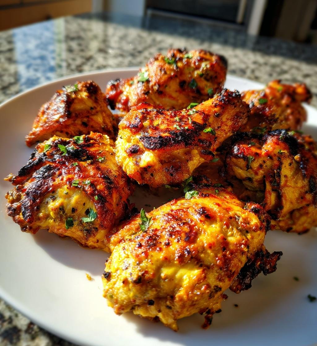 Air fryer chicken shawarma