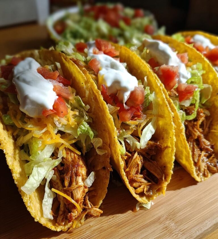 Air fryer chicken tacos