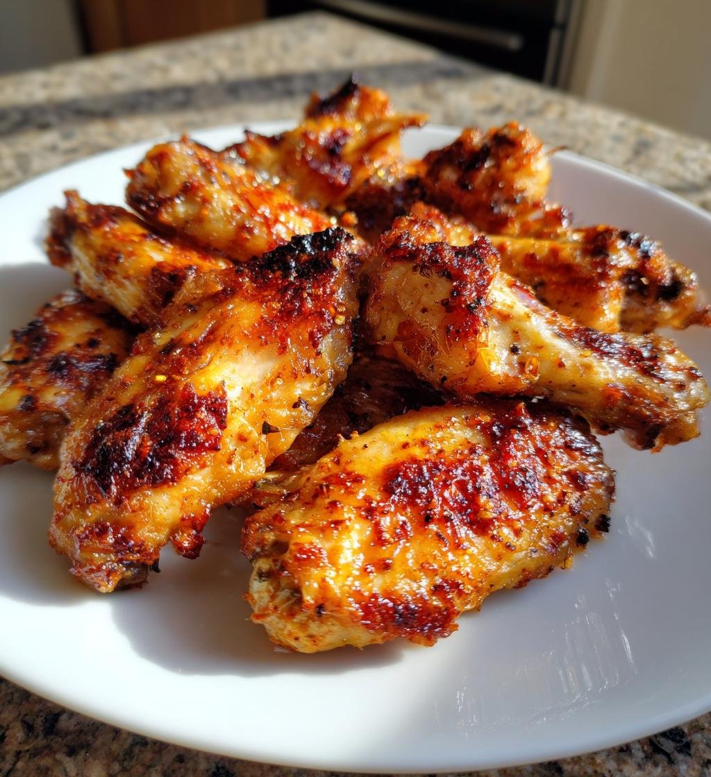 Air fryer chicken wings - detail 1