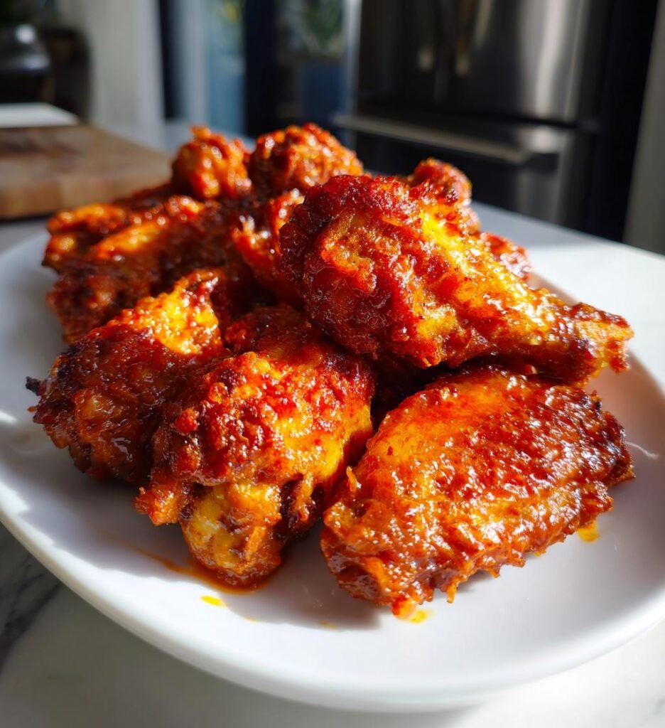 Air fryer chicken wings (buffalo / spicy)