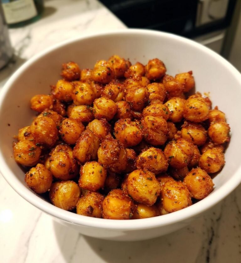 Air fryer crispy chickpeas
