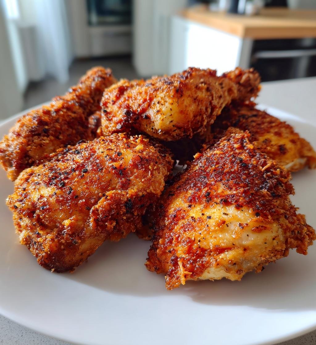 Air fryer fried chicken - detail 1