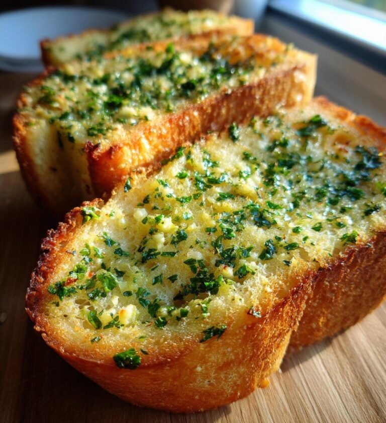 Air fryer garlic bread