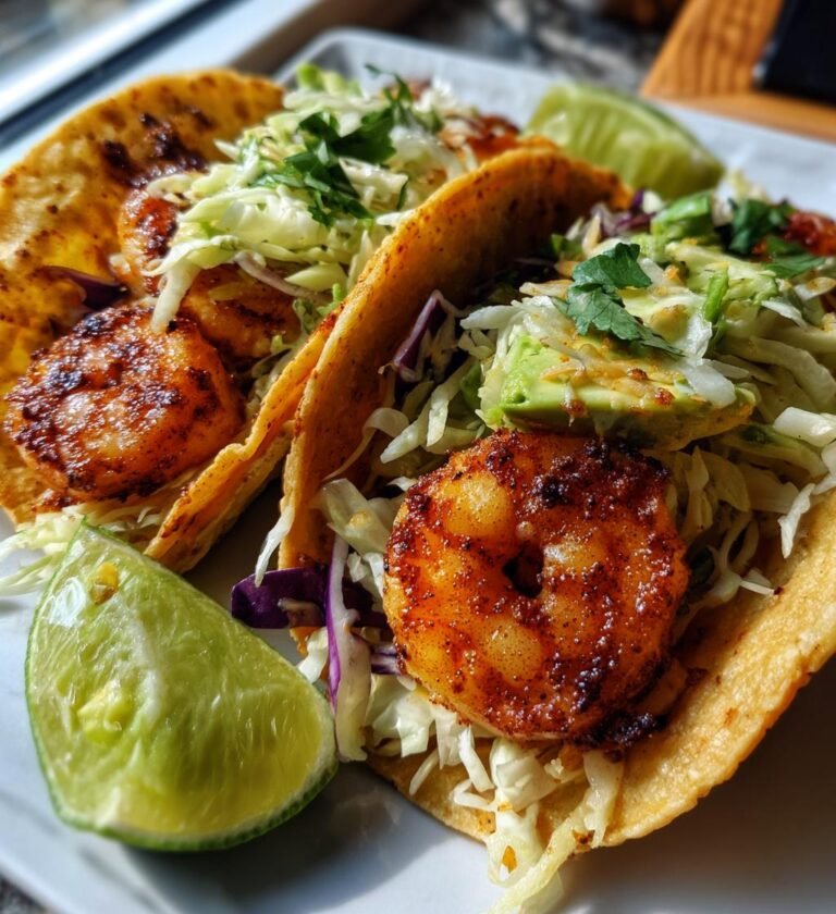Air fryer shrimp tacos 🌮