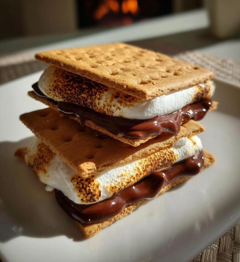 Air fryer s’mores