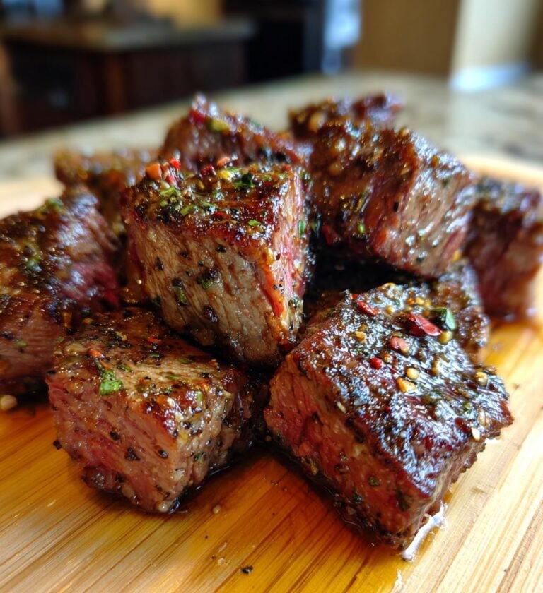 Air fryer steak bites