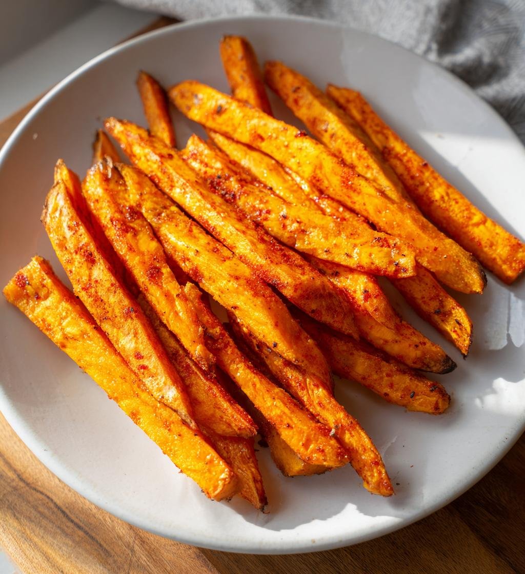Air fryer sweet potato fries - detail 1