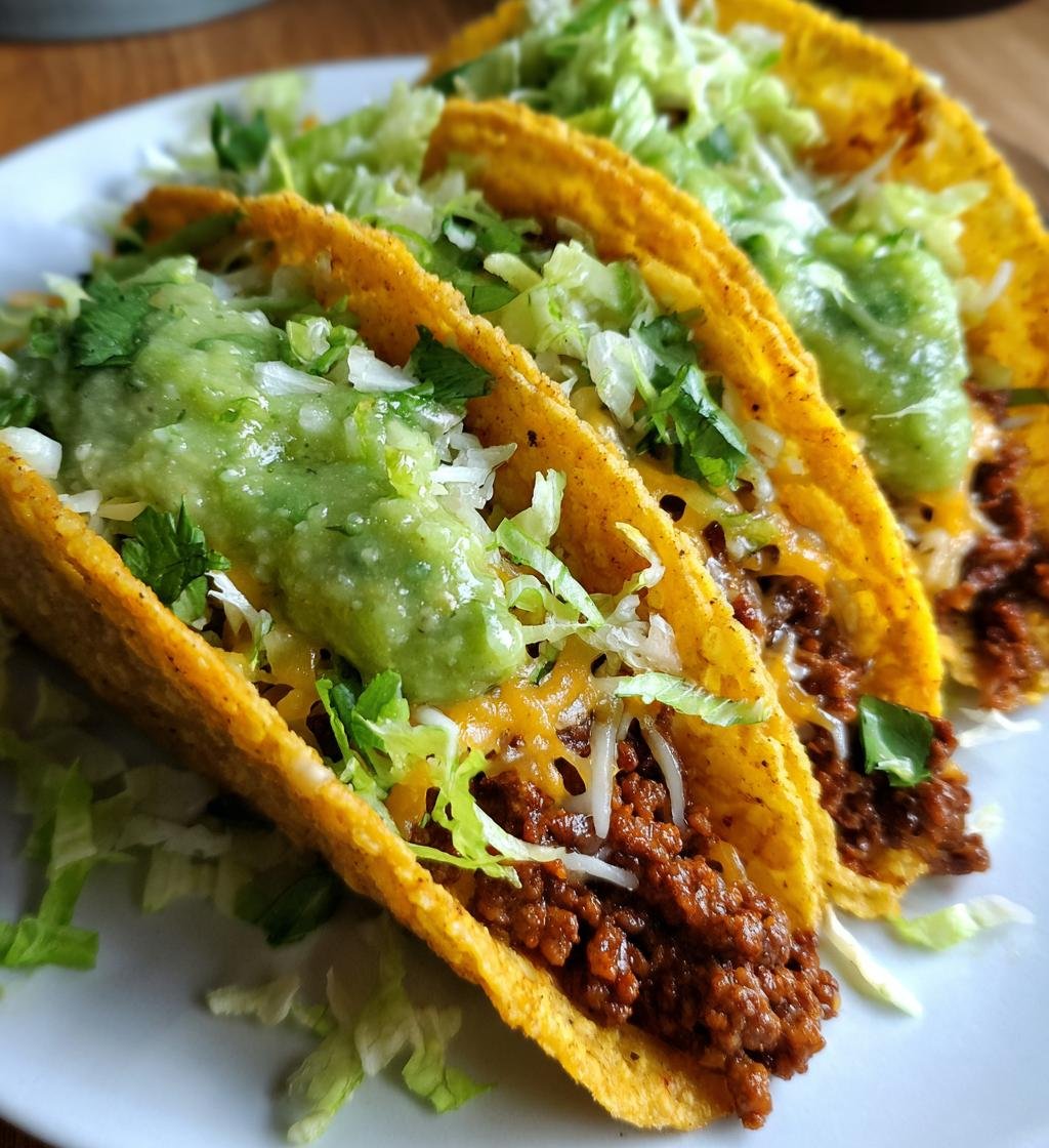 Air fryer tacos with green sauce