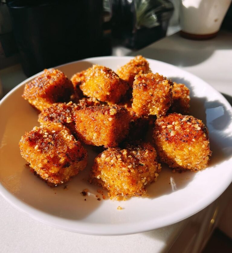 Air fryer tofu bites (vegan trend 🌱)