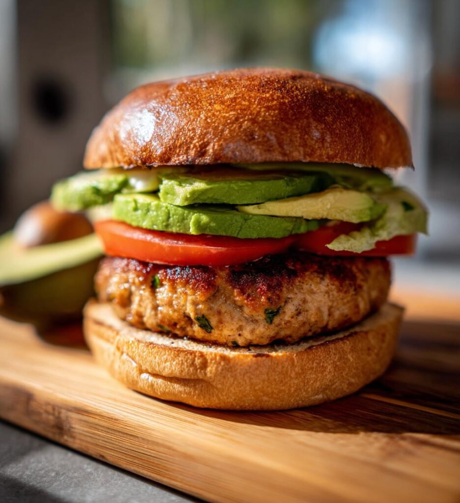 Air fryer turkey burgers