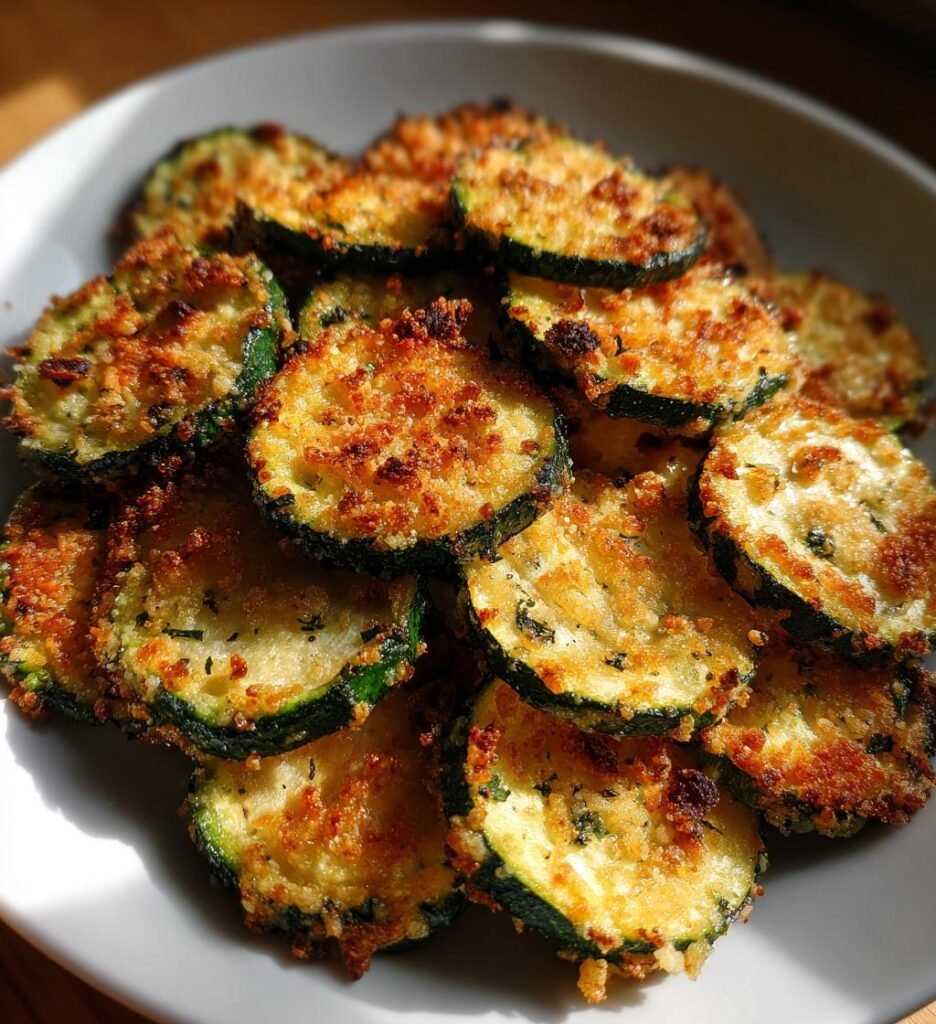 Air fryer zucchini chips