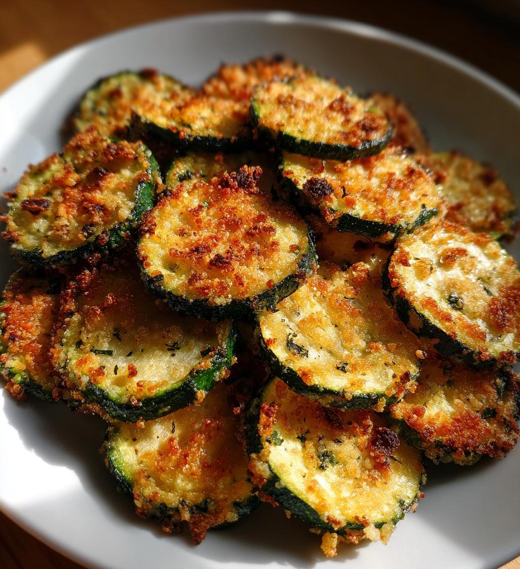 Air fryer zucchini chips