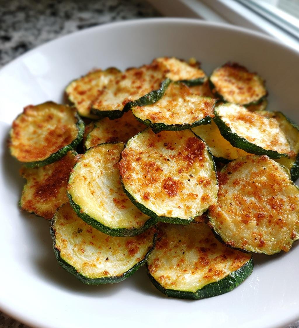 Air fryer zucchini chips