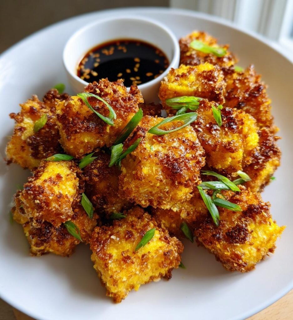 Crispy Air-Fryer Tofu Cubes