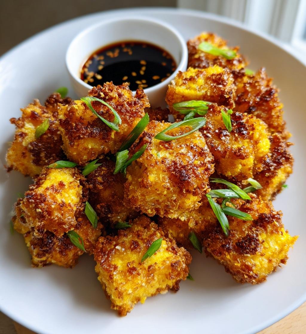 Crispy Air-Fryer Tofu Cubes