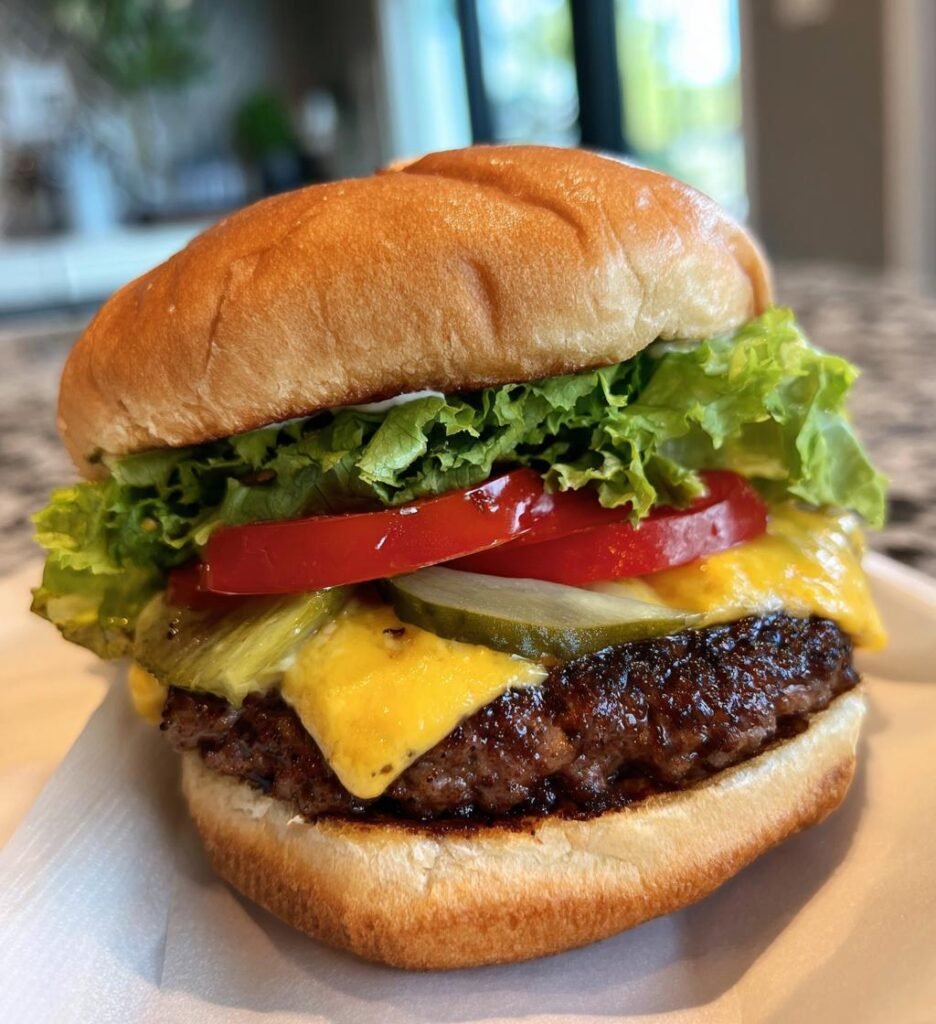Air fryer burgers 🍔