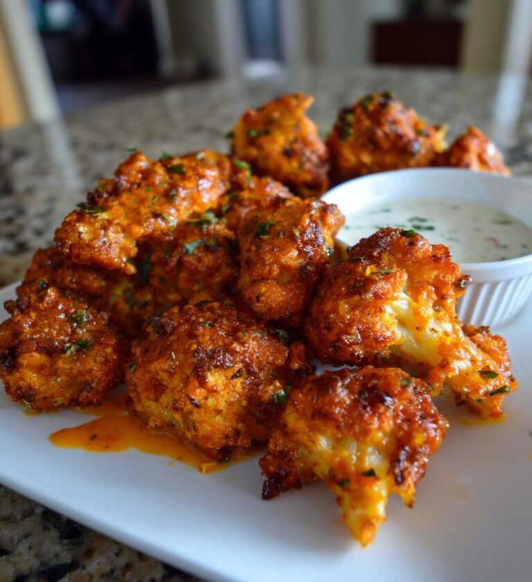 Air fryer cauliflower wings