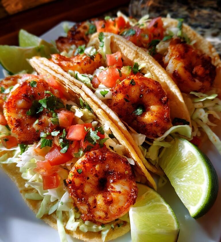 Air fryer shrimp tacos 🌮