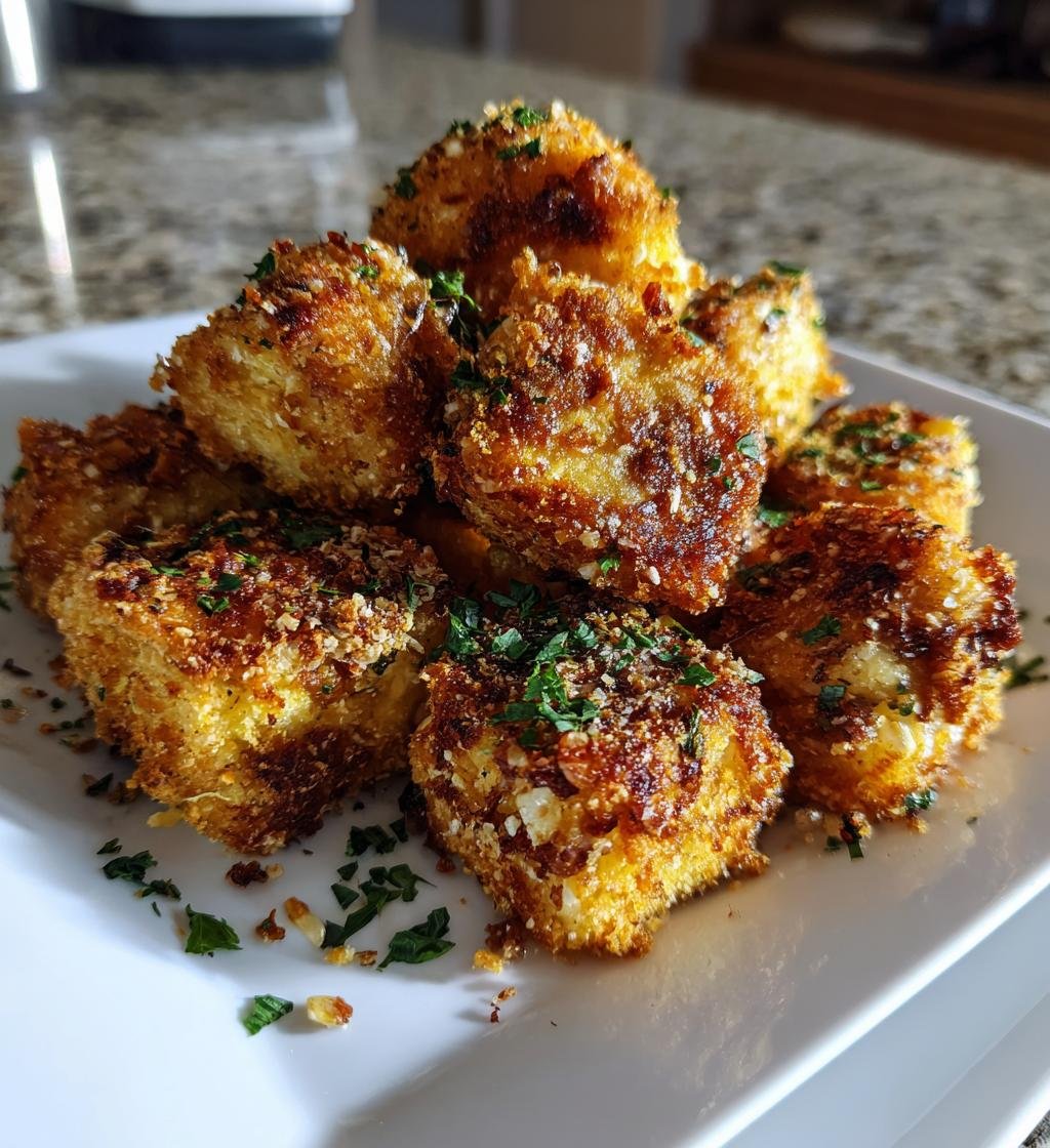 Air fryer tofu bites (vegan trend 🌱)