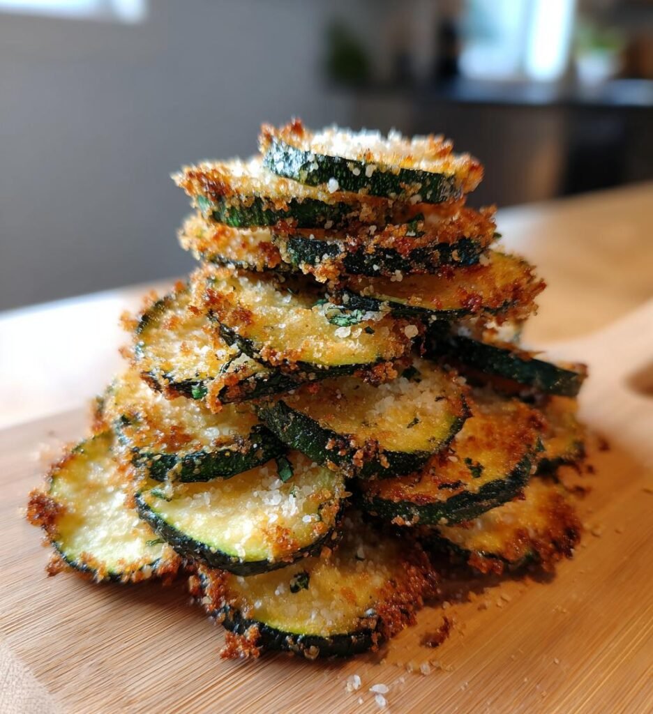 Air fryer zucchini chips