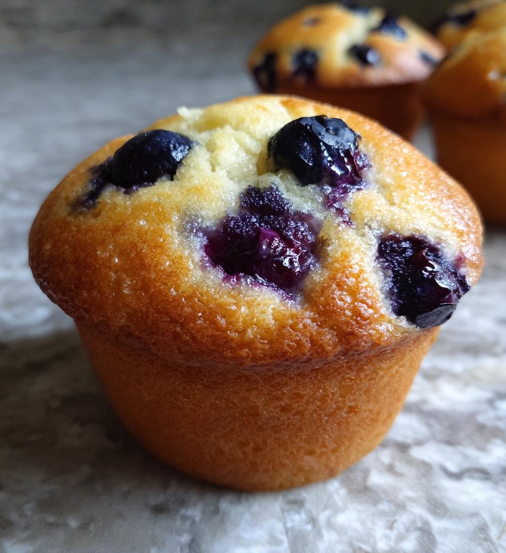 Air Fryer Blueberry Muffins