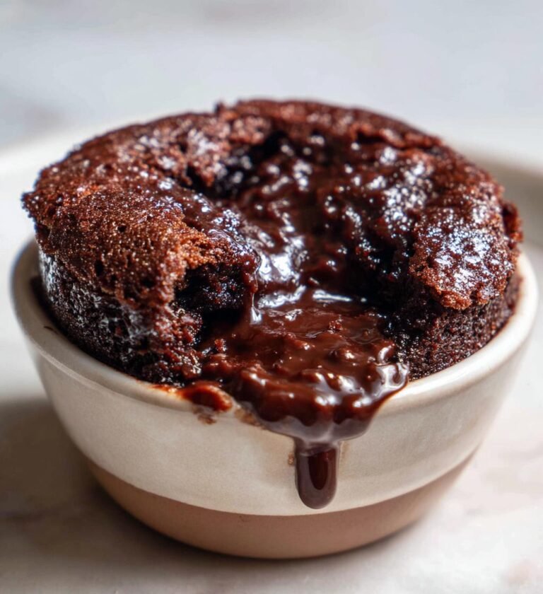 Air Fryer Chocolate Lava Cake