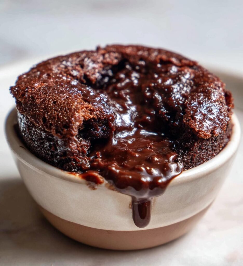 Air Fryer Chocolate Lava Cake