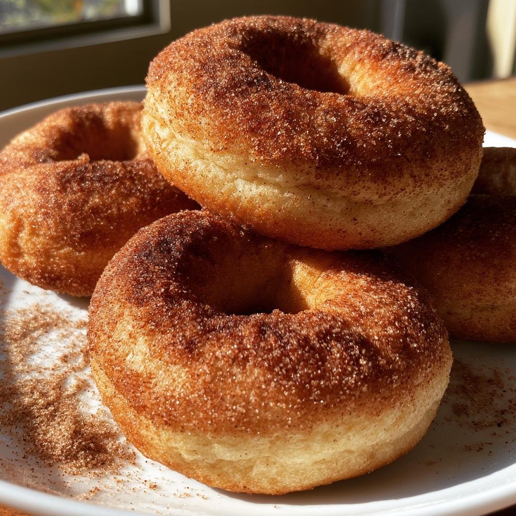 Air Fryer Cinnamon Sugar Donuts