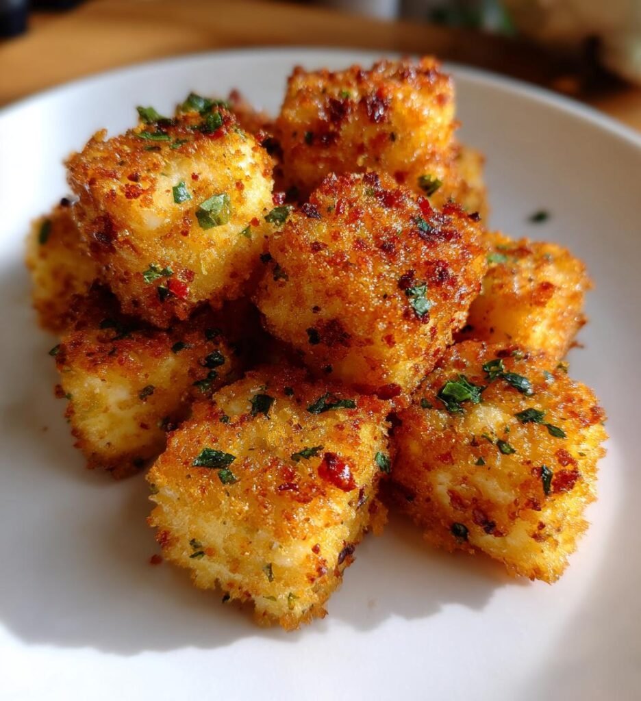 Air Fryer Halloumi Cheese Bites