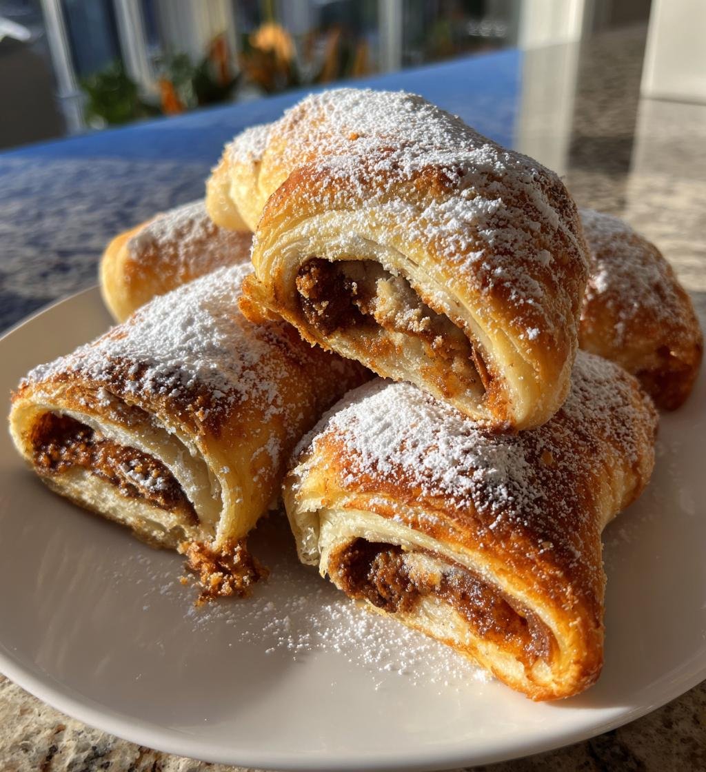 Air Fryer Nutella-Stuffed Crescent Rolls