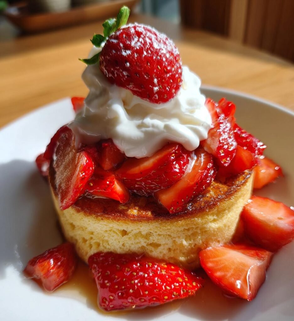 Air Fryer Strawberry Shortcake