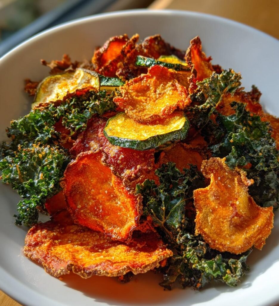 Air Fryer Veggie Chips