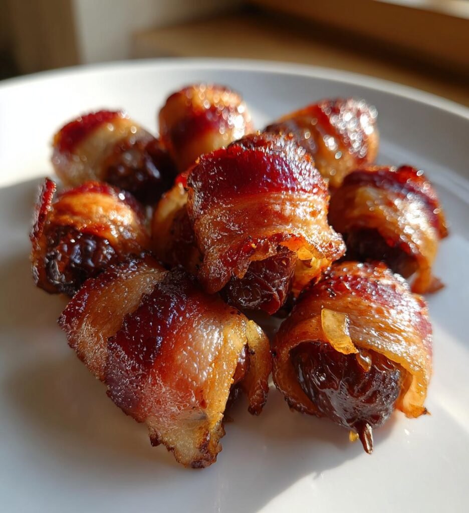 Air Fryer Bacon-Wrapped Dates