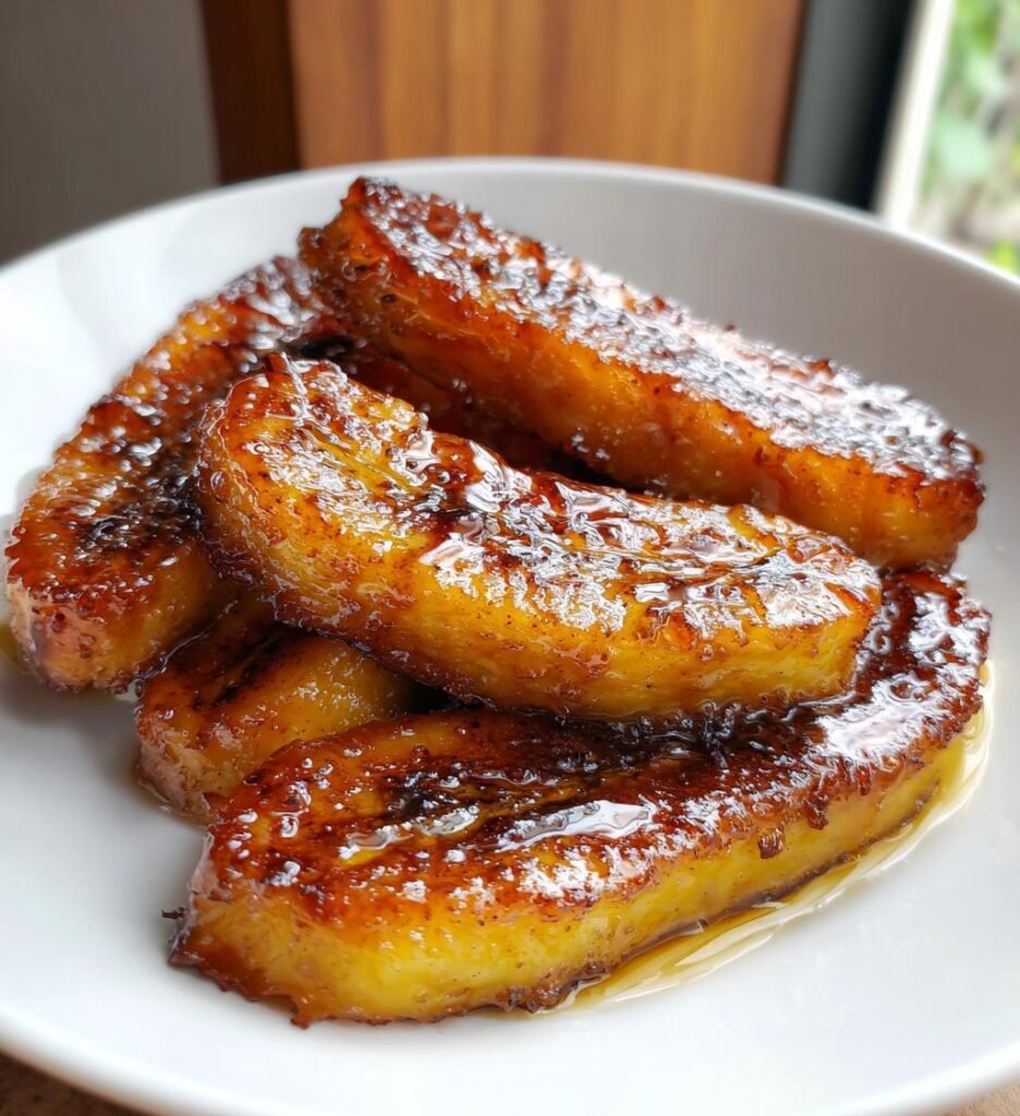 Air Fryer Caramelized Bananas
