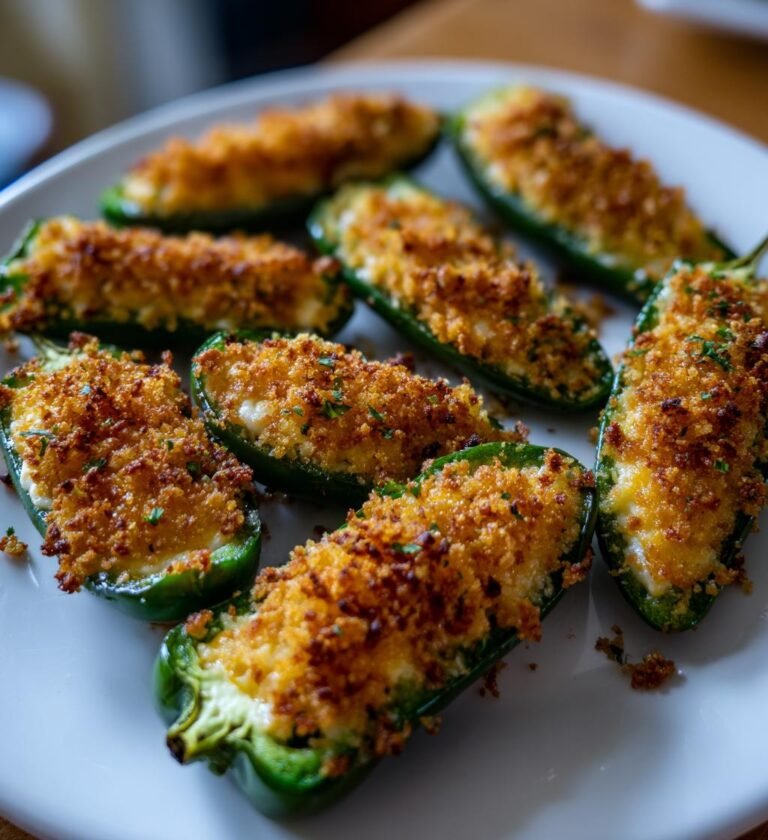 Air Fryer Cheese-Stuffed Jalapeño Poppers